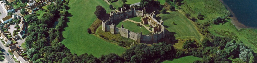 Aerial View of Castle - Commercial Property Framlingham, Suffolk